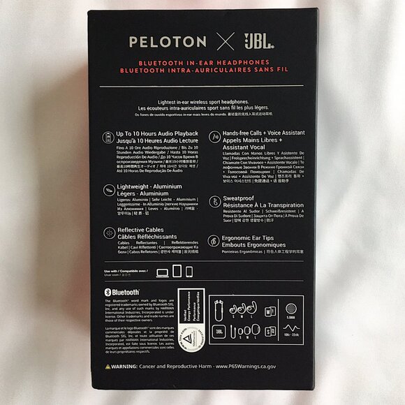 Peloton X JBL by Harman Reflect Mini 2 Bluetooth Wireless In Ear Earbuds - Picture 5 of 6